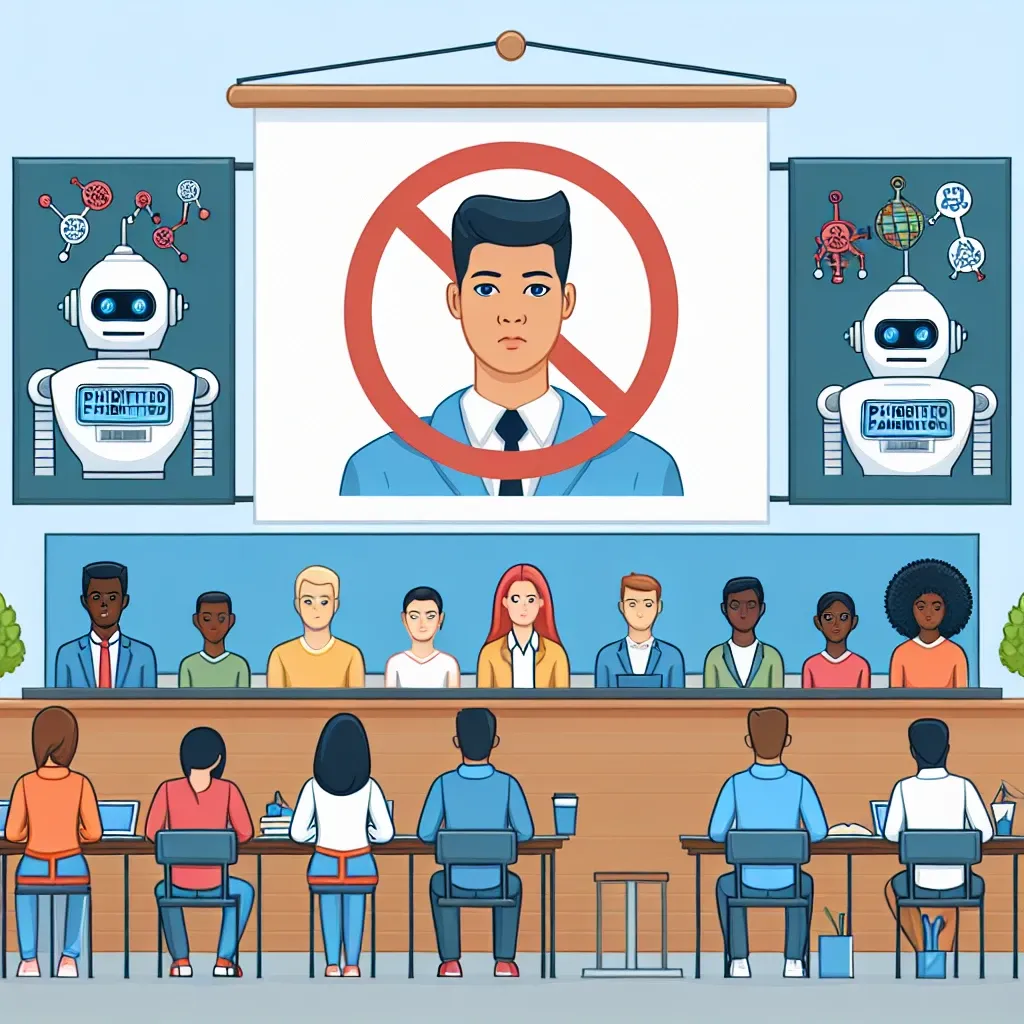 "Students participating in an oral exam assessment at a university, highlighting the shift from AI proctoring to traditional evaluation methods."