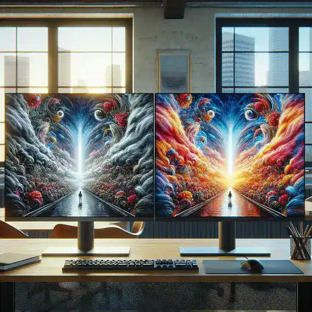 What benefits do monitors with hardware-level frame generation technology provide?